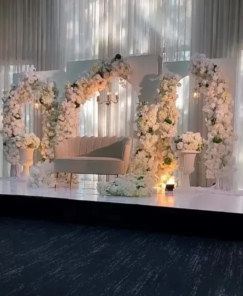The decorator designs and installs the visual atmosphere.